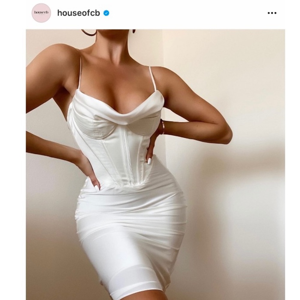 House of CB Myrna Ivory Dress